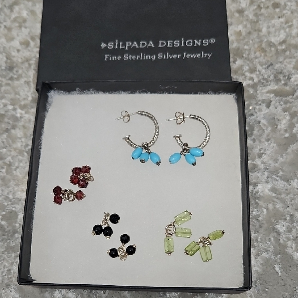 Silpada Sterling Silver Earrings.